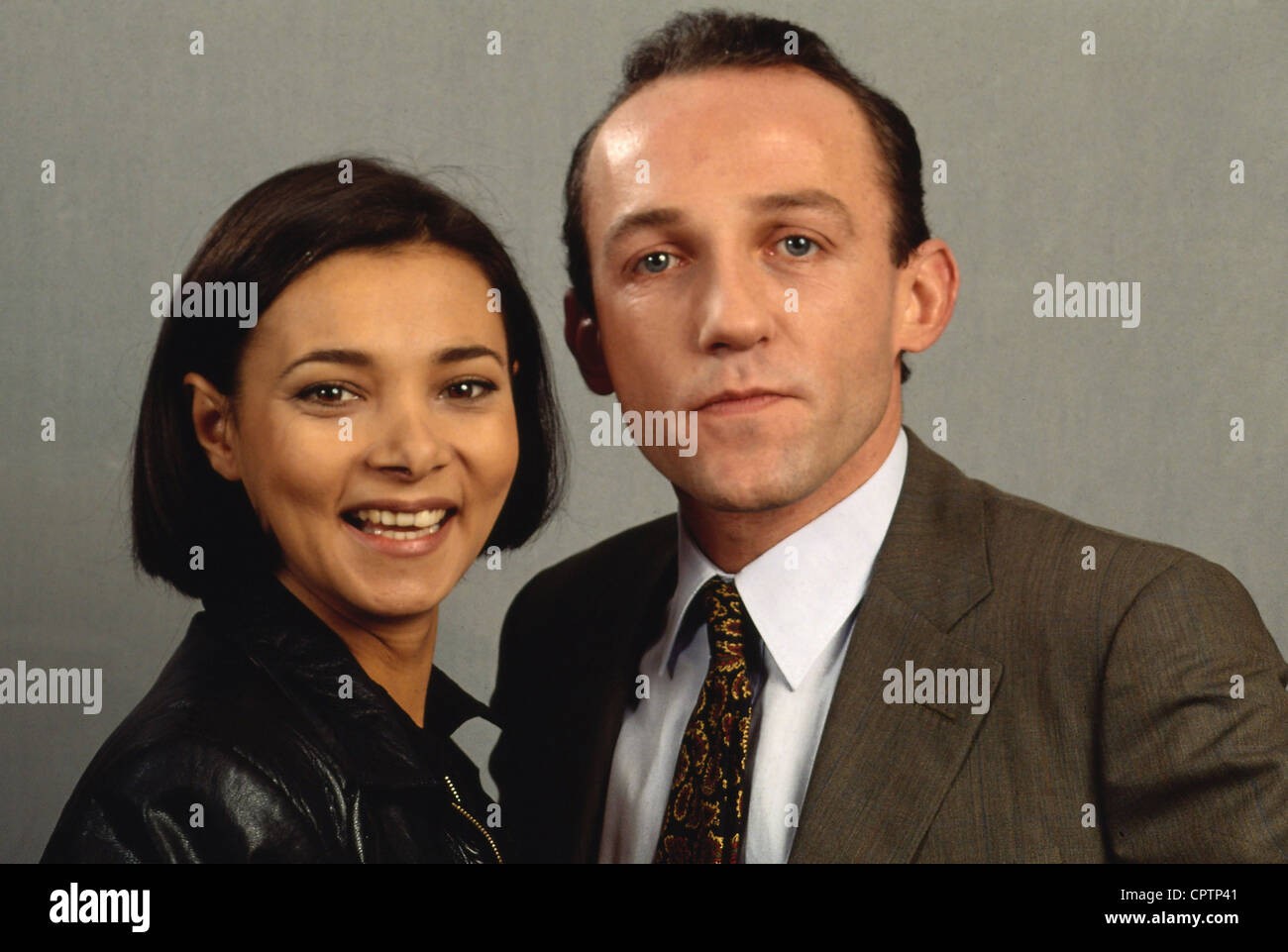 Markovics, Karl, * 29.8.1963, con Sandra Cervik, doppio ritratto per la serie TV "tockinger", 1996, Foto Stock