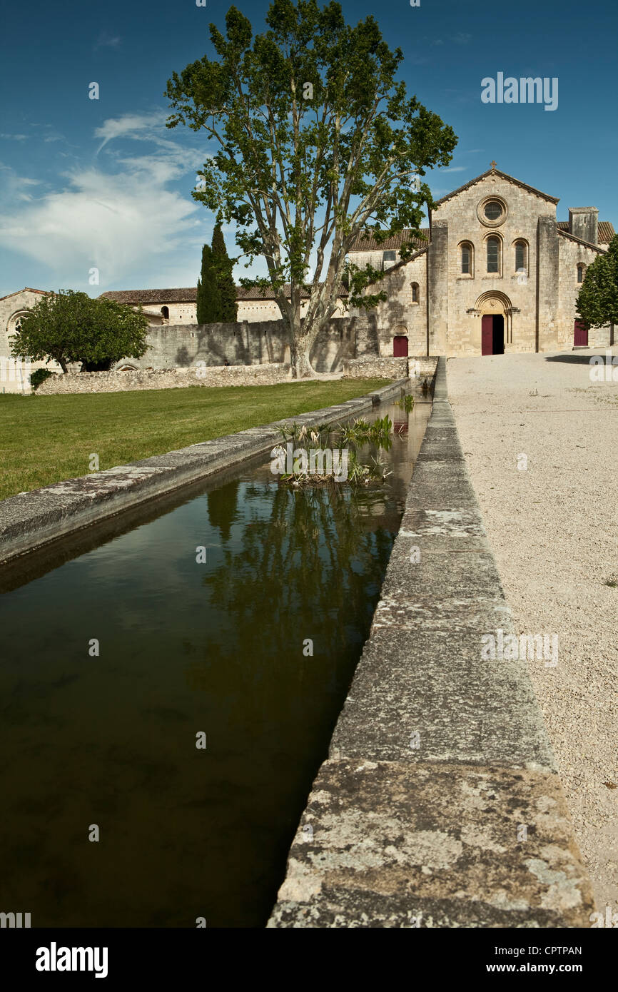 L abbazia cistercense di Silvacane (Provenza, Francia) Foto Stock