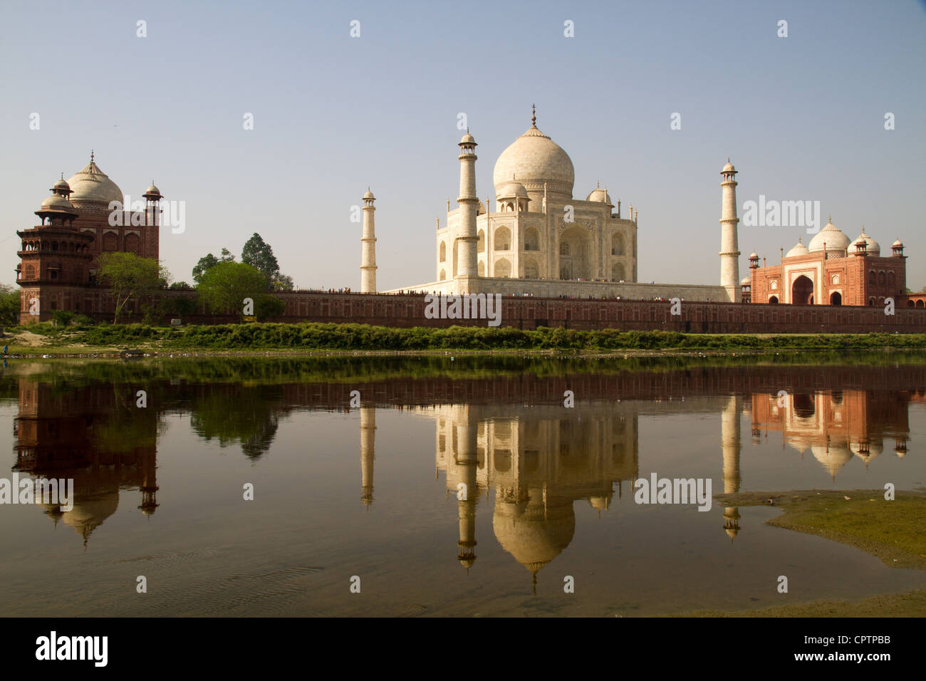 Taj Mahal in India Foto Stock