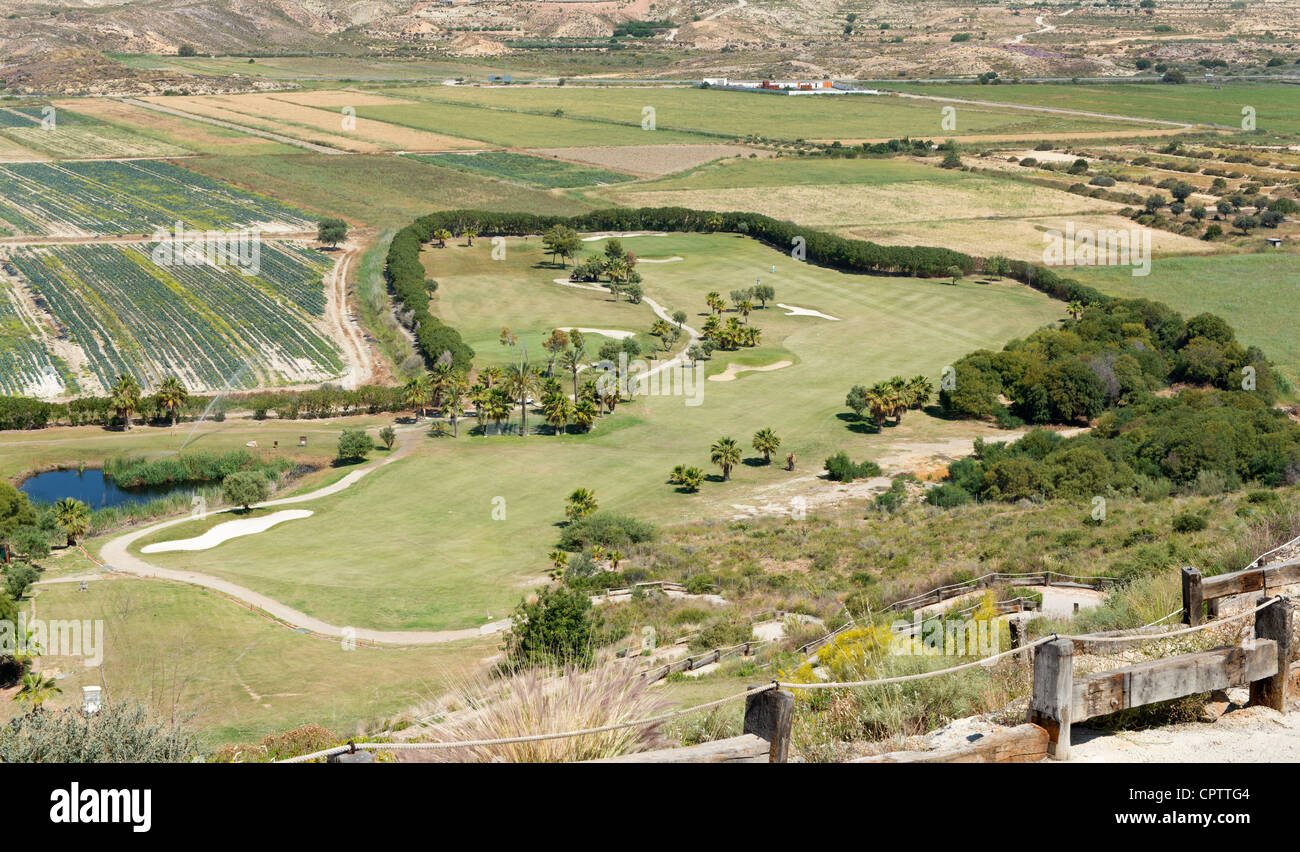 Marina Del Torre Golf Club, Mojacar, provincia di Almeria, Andalusia, Spagna Foto Stock