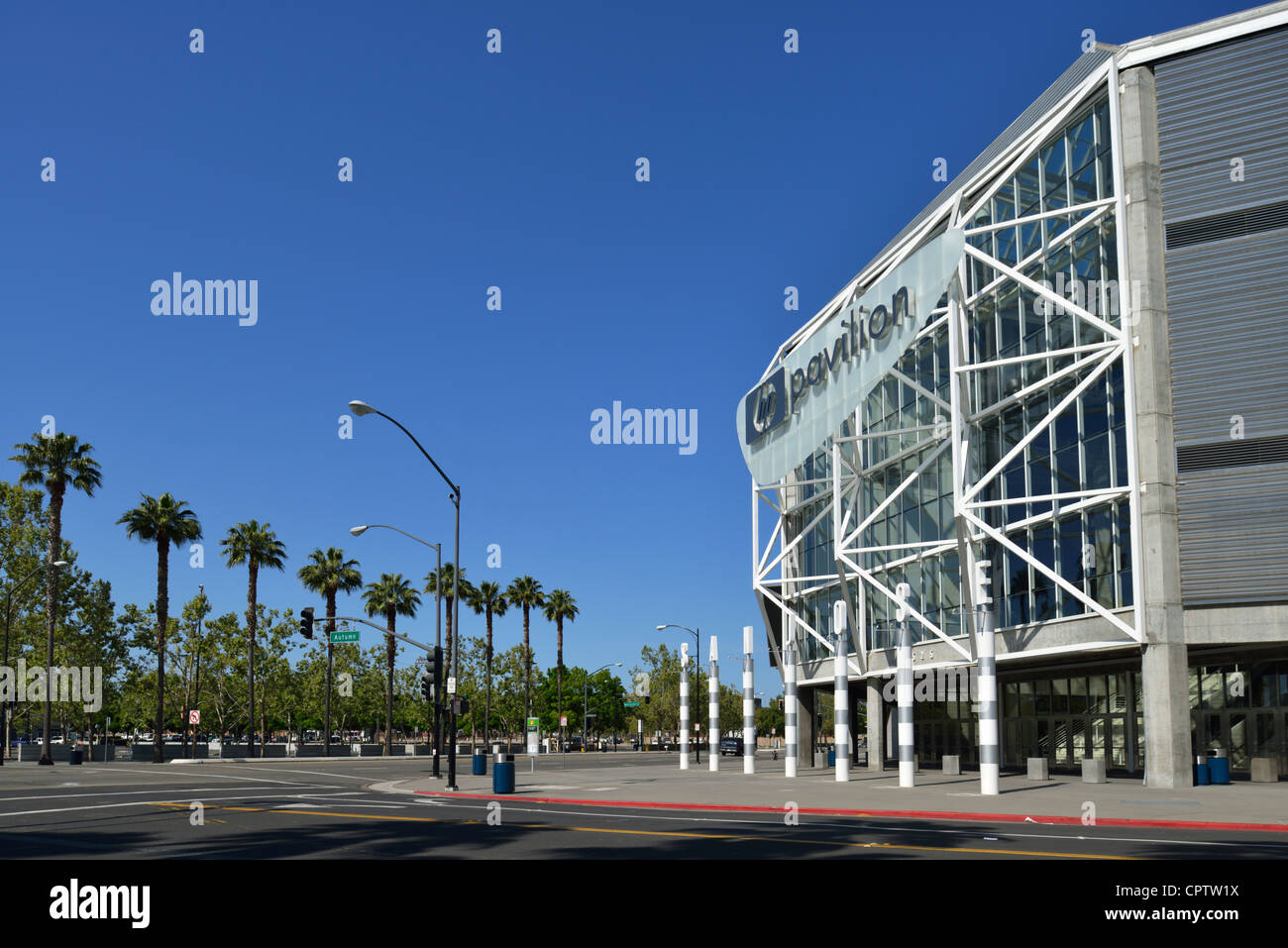 Il SAP Center (ex HP Pavilion) di San Jose, California, California Foto Stock