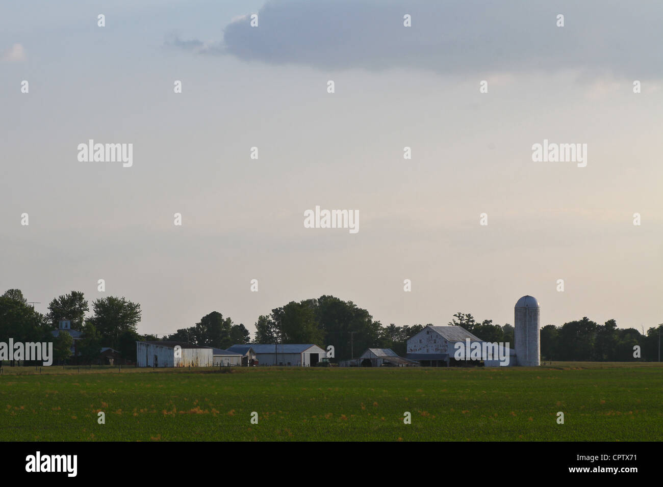 Mid-West degli edifici agricoli Foto Stock