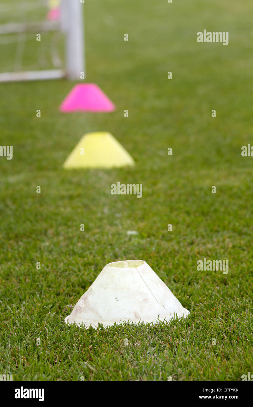 Dettagli del calcio-calcetto, Foto Stock