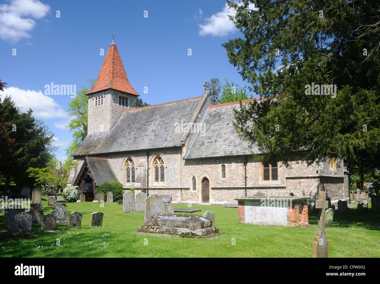 La Chiesa di Tutti i Santi, in Rotherfield Peppard, Oxfordshire, Inghilterra Foto Stock
