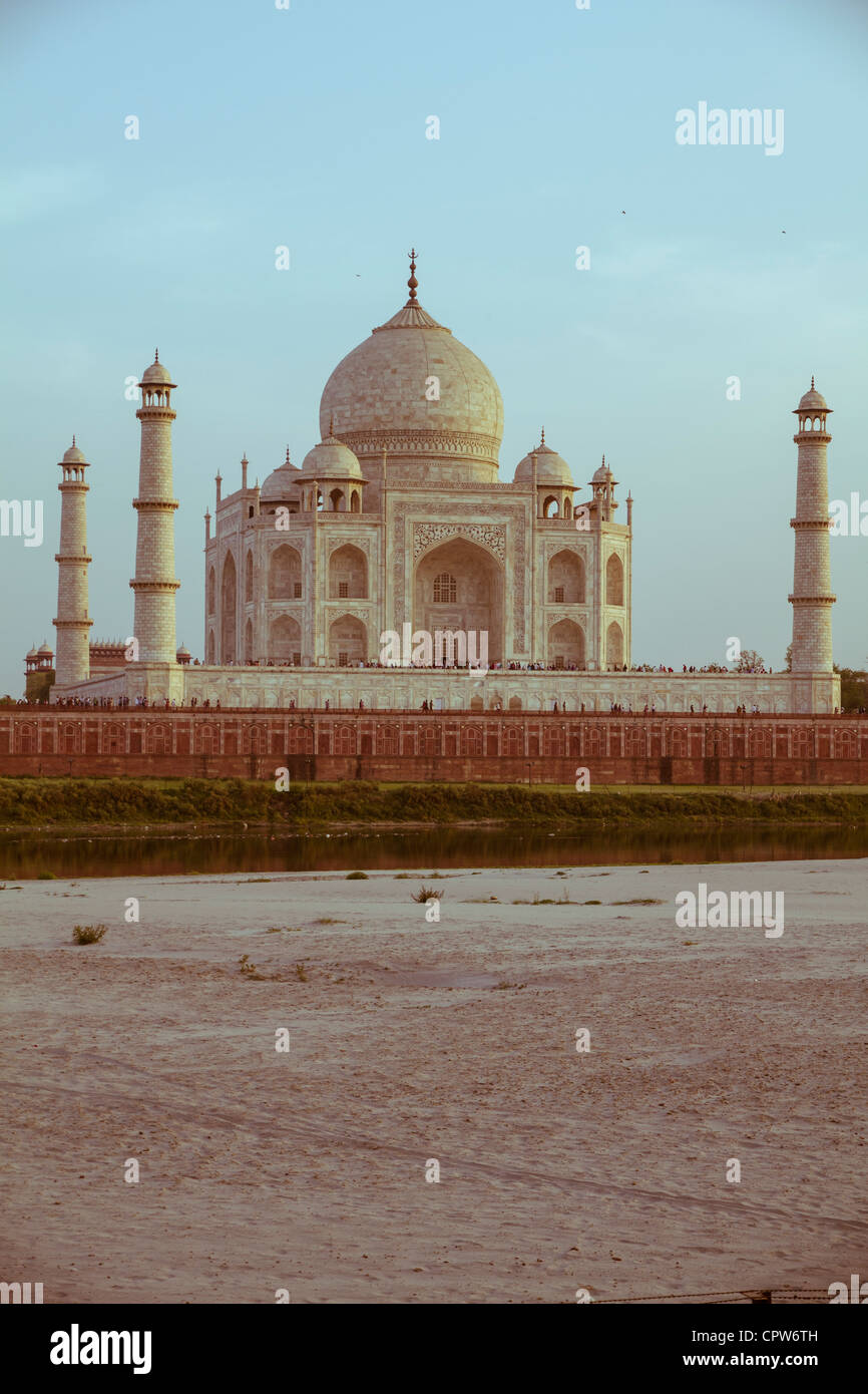 Taj Mahal in India Foto Stock