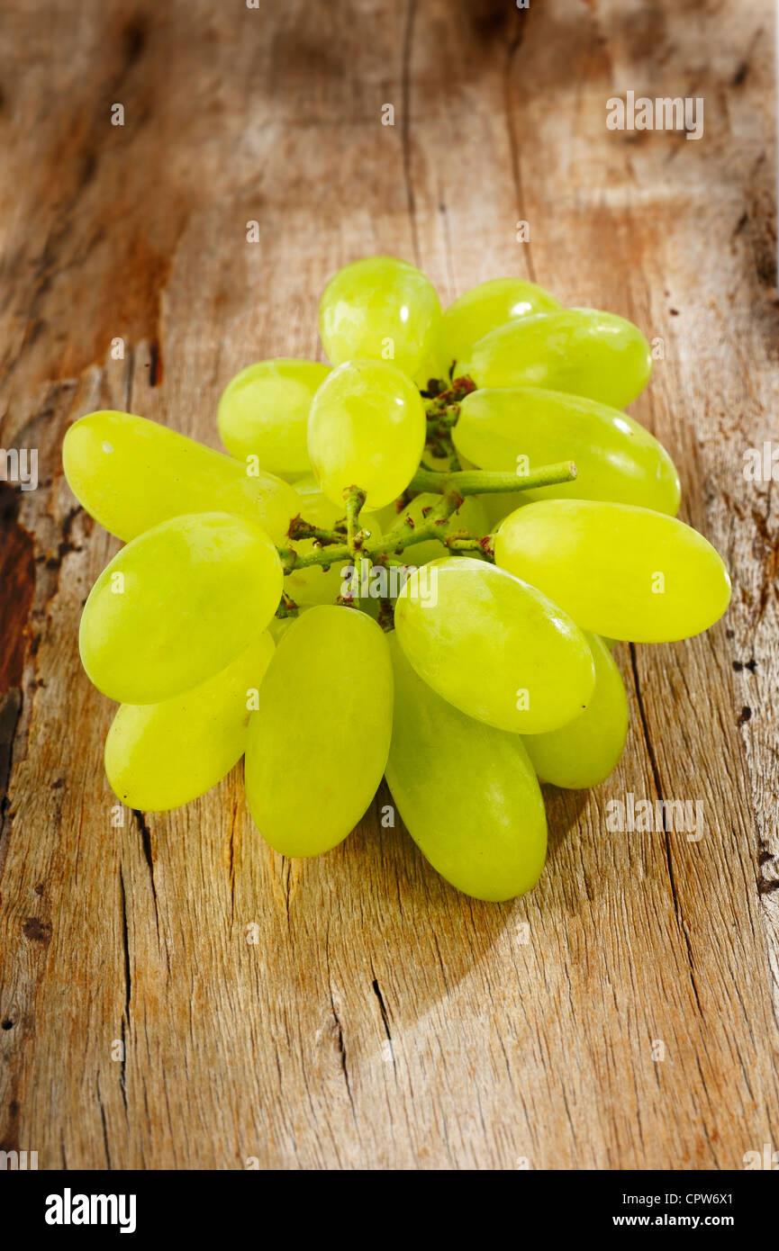 Mature uva verde Foto Stock