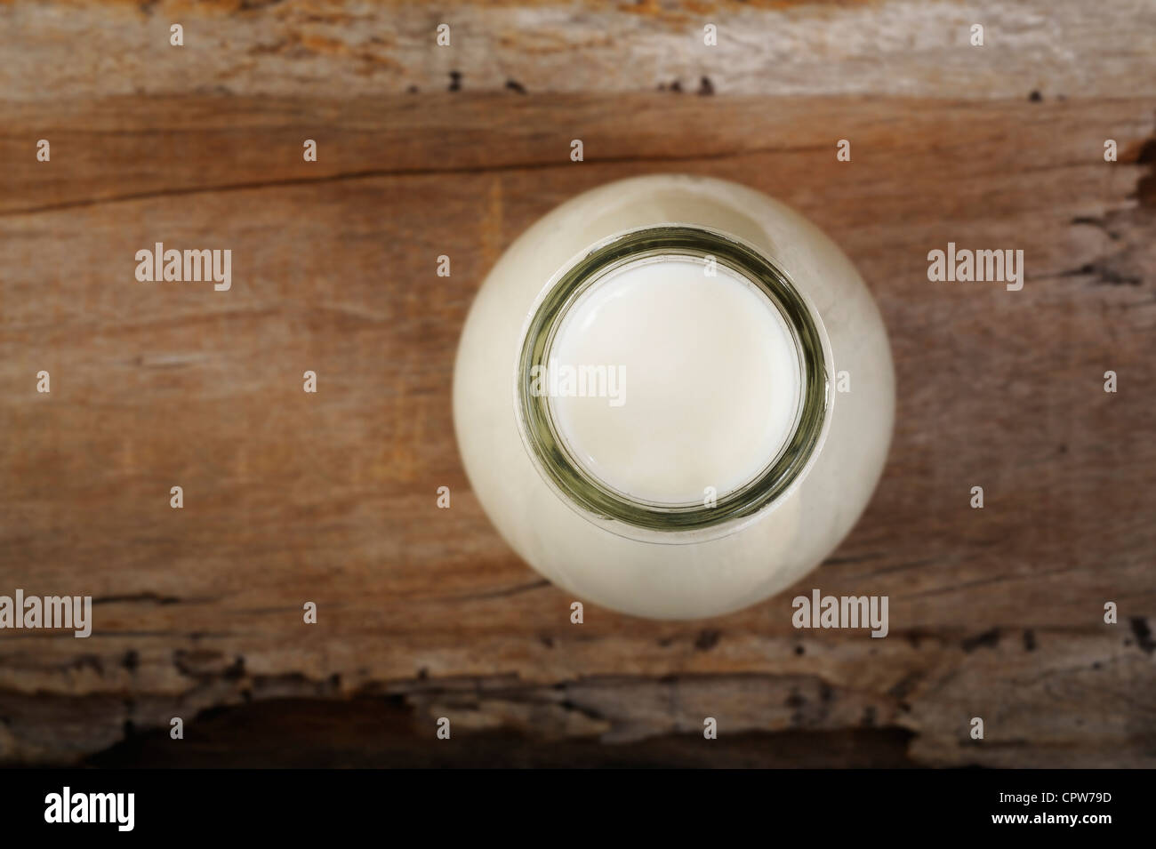 bottiglia per il latte Foto Stock