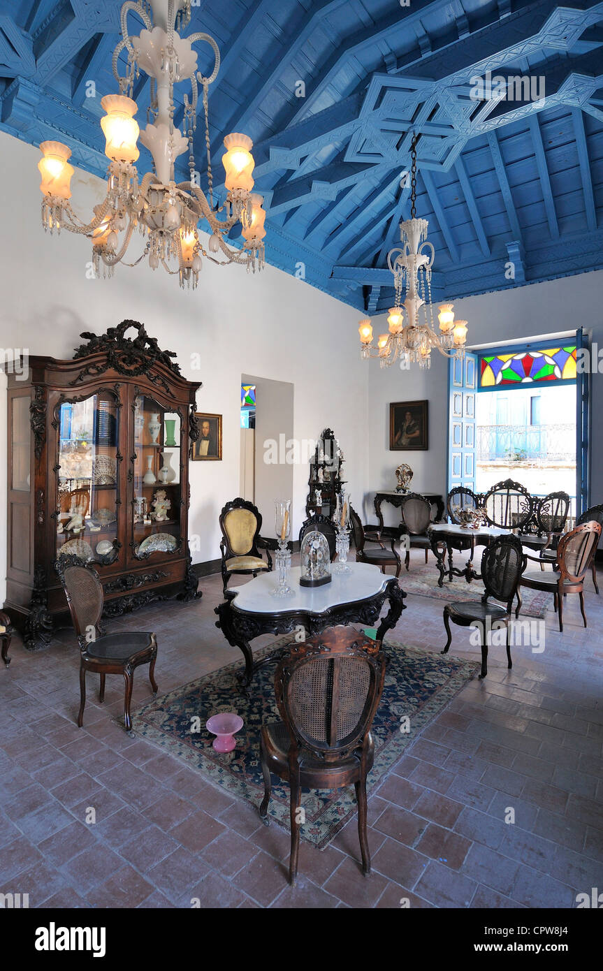 L'Avana. Cuba. Habana Vieja / Avana Vecchia. Il Museo de Arte Colonial. Foto Stock