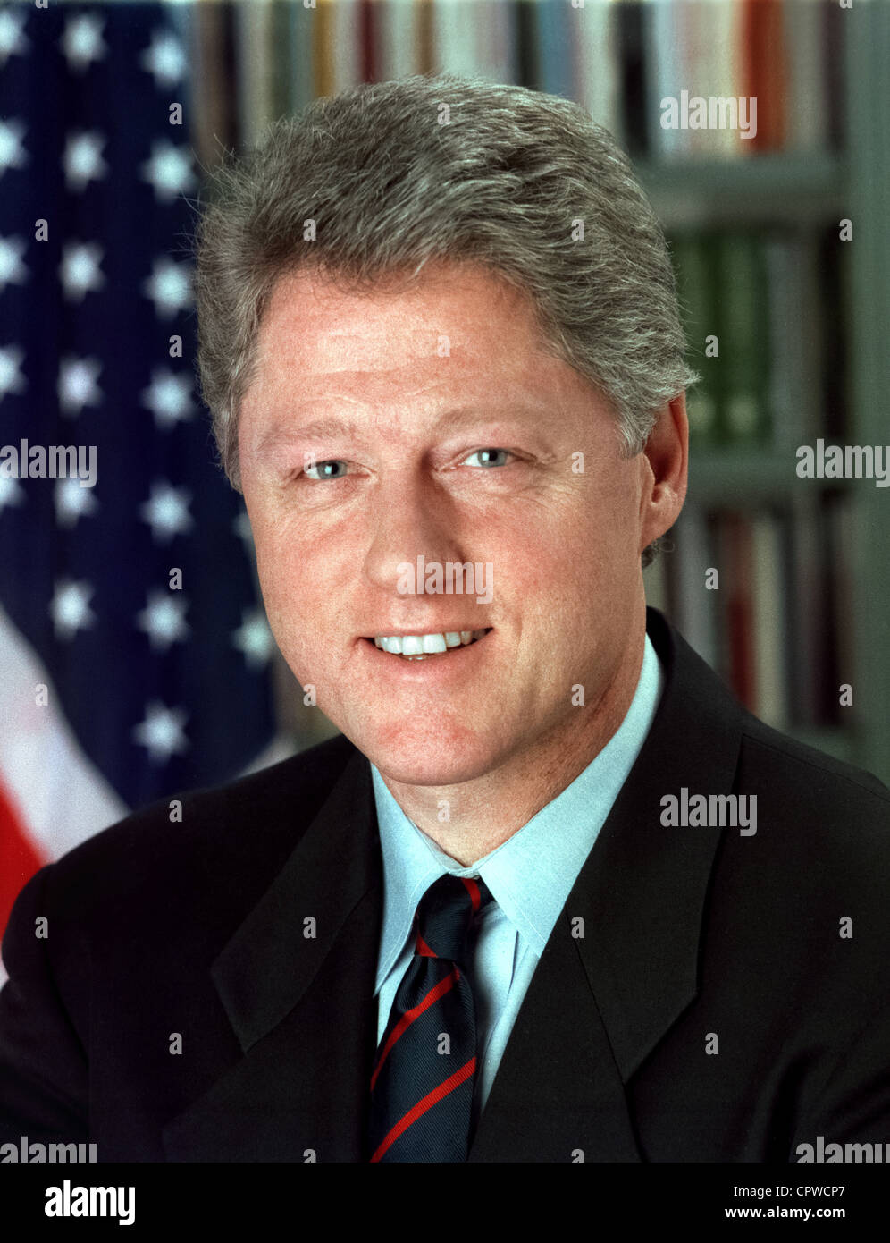 Bill Clinton, presidente Bill Clinton, William Jefferson 'Bill Clinton, il 42° Presidente degli Stati Uniti Foto Stock