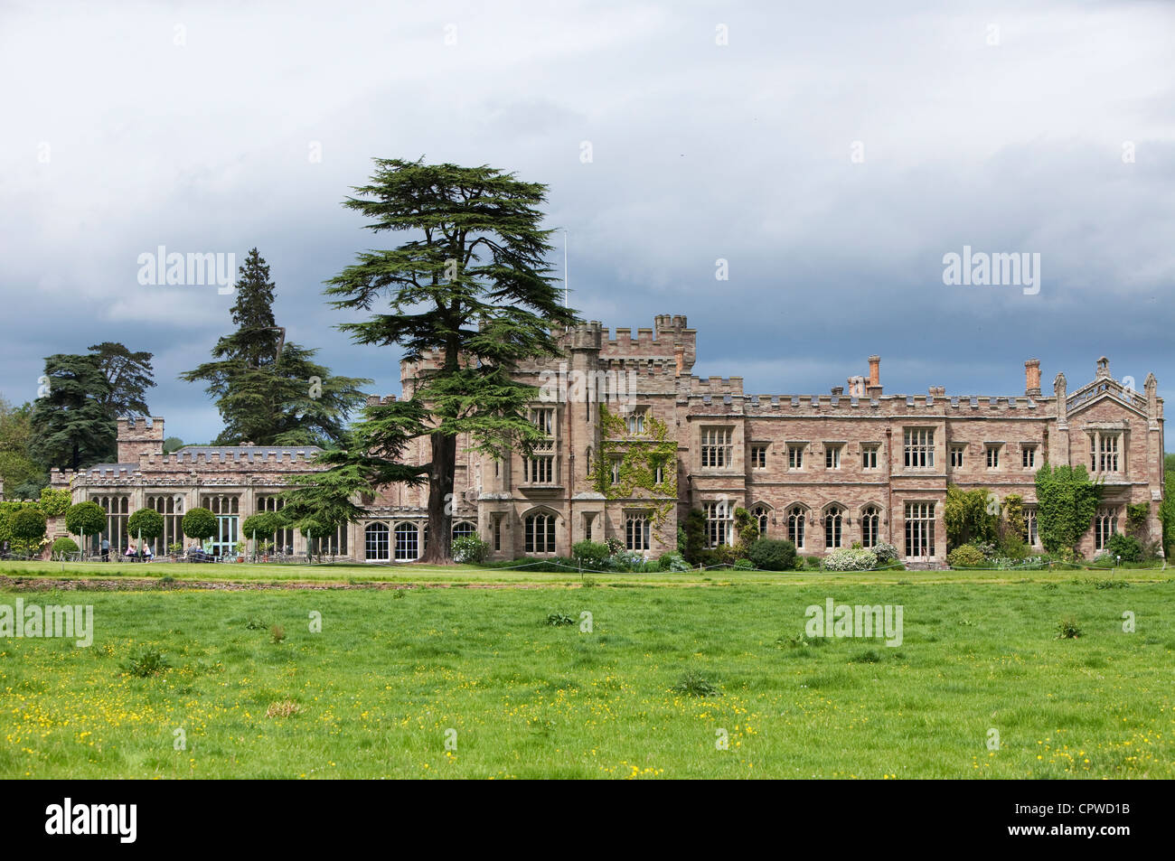 Hampton Court Castello, Herefordshire, England, Regno Unito Foto Stock