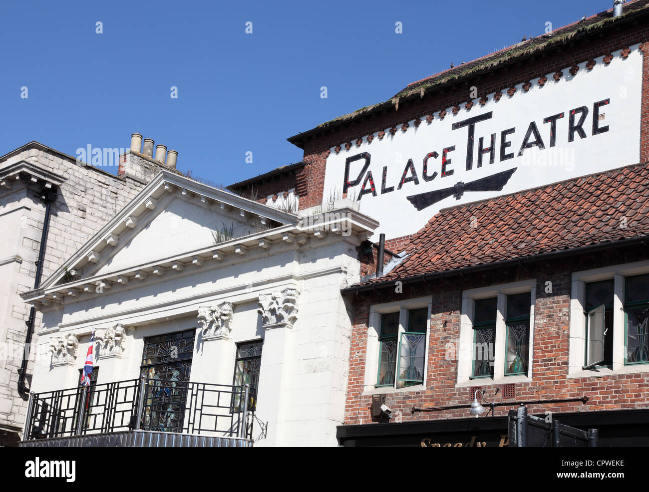 Il Palace Theatre Malton, nello Yorkshire, Inghilterra, Regno Unito Foto Stock