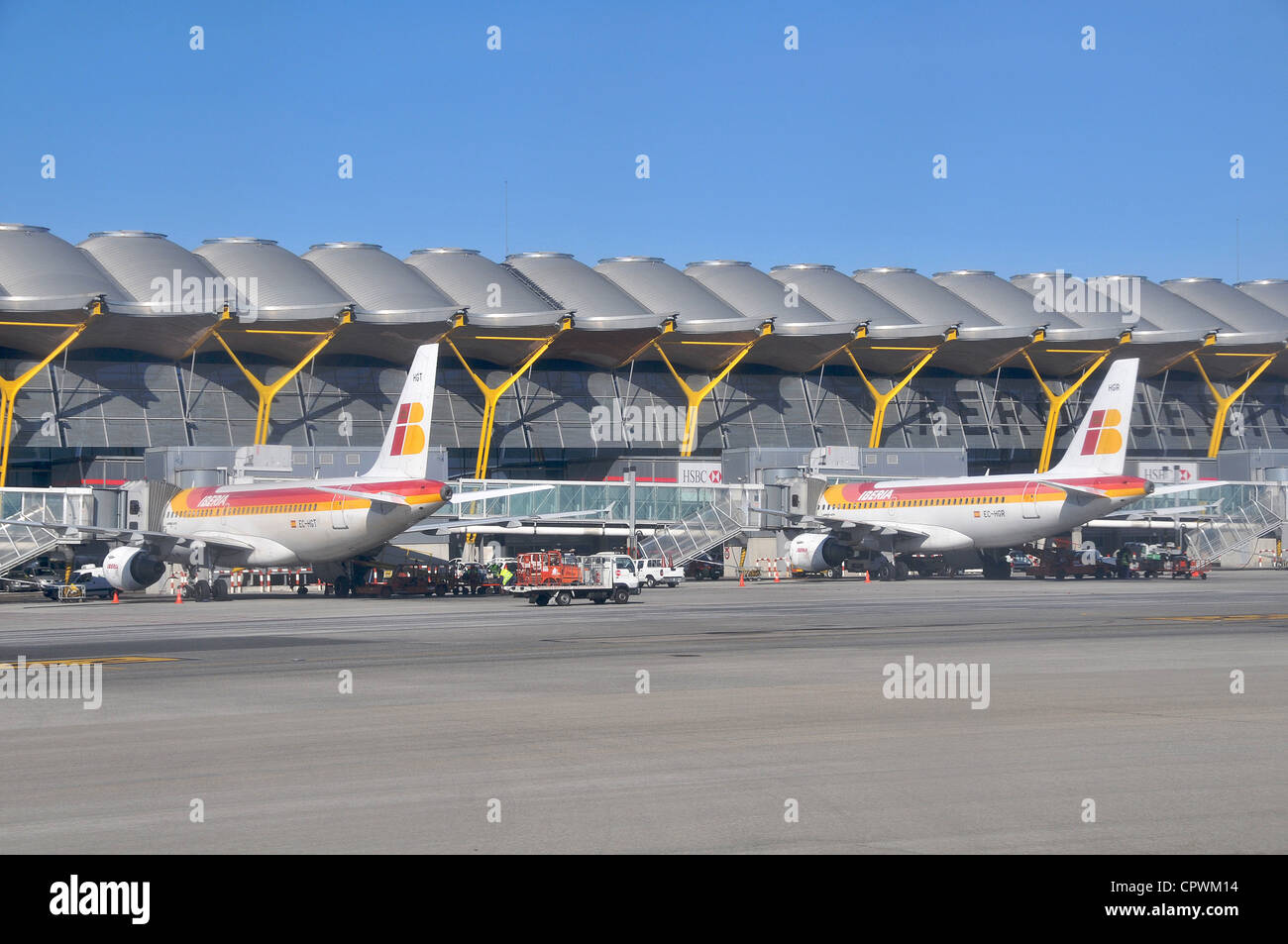 Aeroporto internazionale di Barajas Madrid Spagna Foto Stock