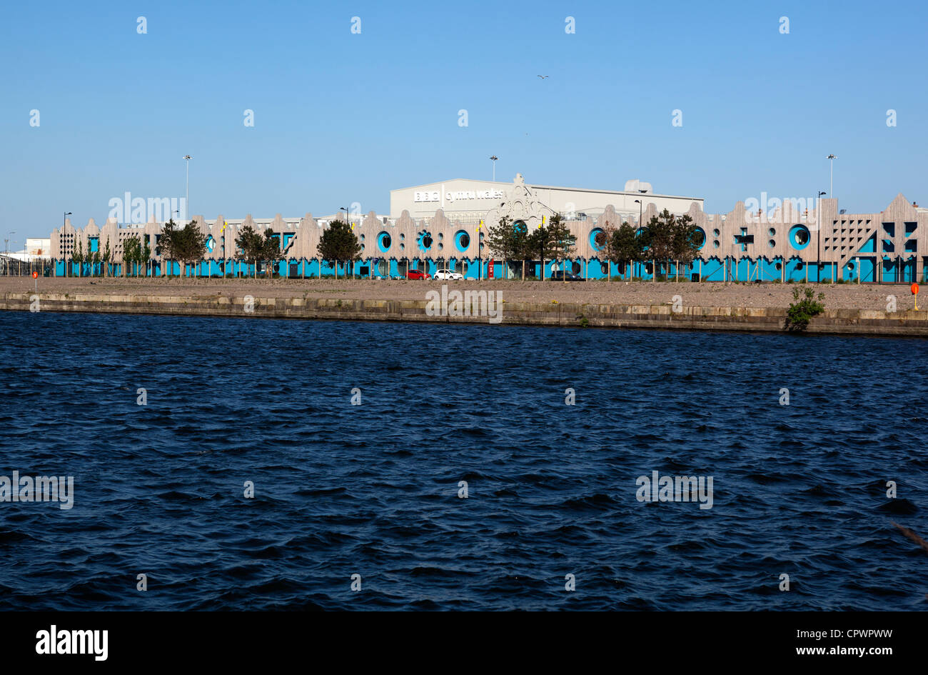BBC Cymru studi televisivi per la Baia di Cardiff Foto Stock