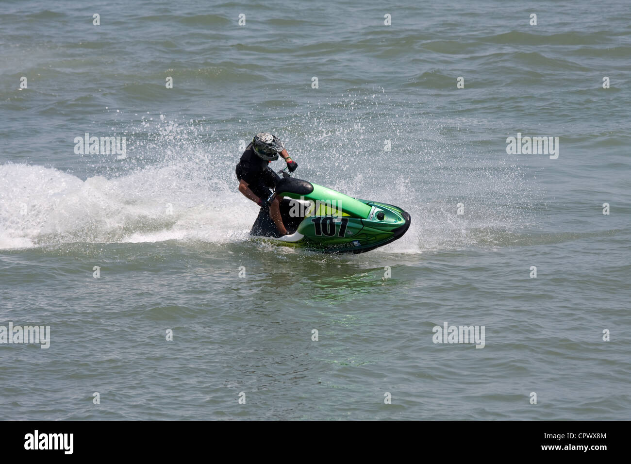 Jet Ski Racing in Myrtle Beach South Carolina Foto Stock