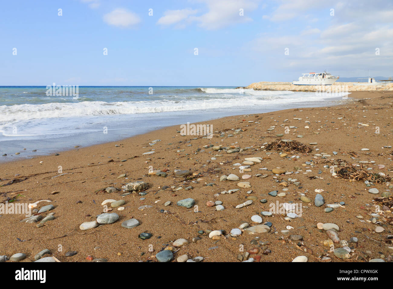 Latchi beach, area di Paphos, Cipro Foto Stock