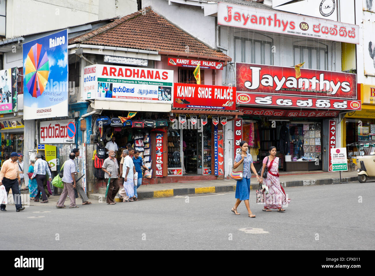 Il centro di Kandy, Sri Lanka Foto Stock