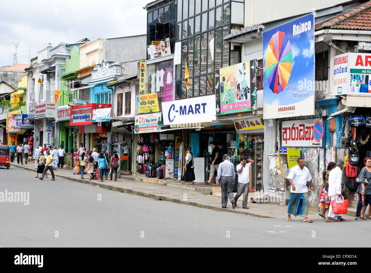 Il centro di Kandy, Sri Lanka Foto Stock