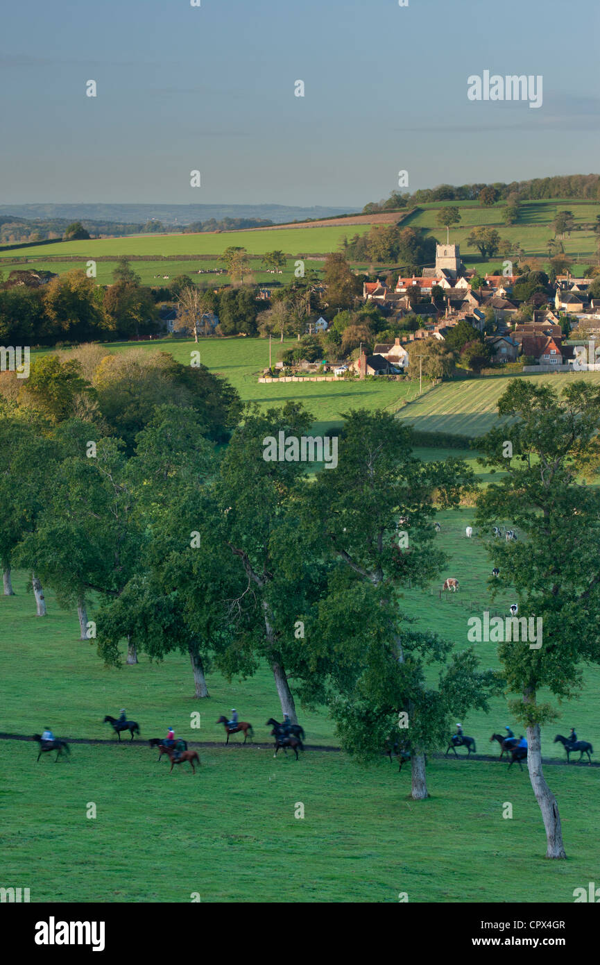 Milborne Port, sul Dorset/Confine di Somerset, Inghilterra, Regno Unito Foto Stock