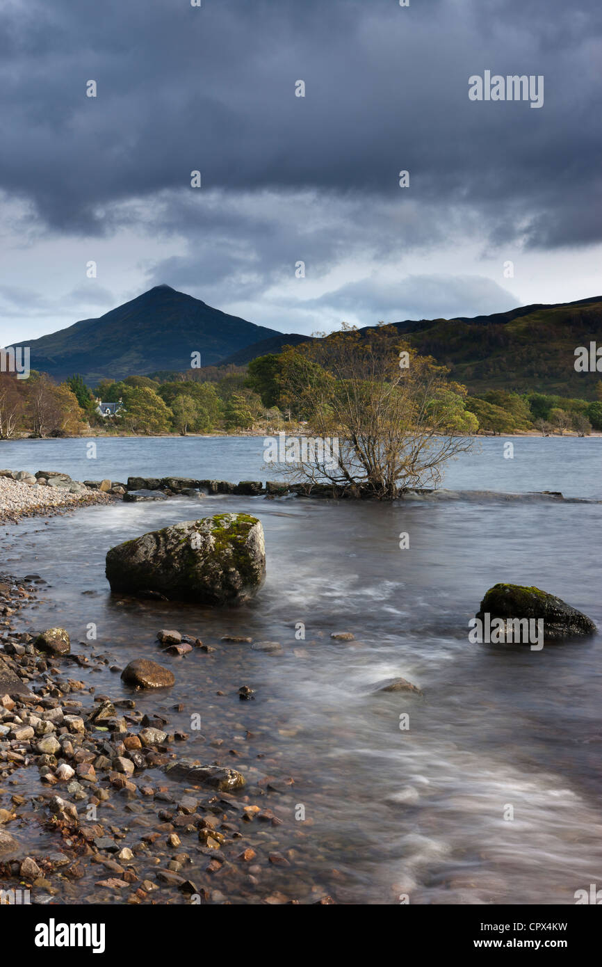 Schiehallion & Loch Rannoch, Perthshire Scozia Scotland Foto Stock