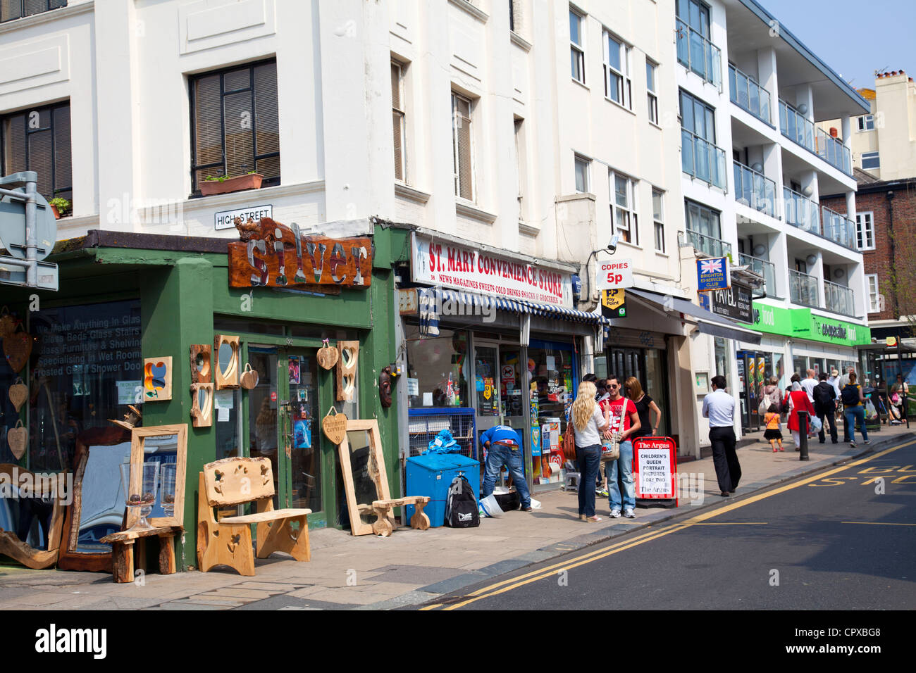 Brighton 's Kemp Town - REGNO UNITO Foto Stock