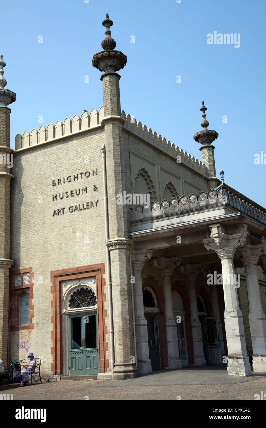 Il museo di Brighton e alla Gallery facente parte del Royal Pavilion di Brighton - REGNO UNITO Foto Stock