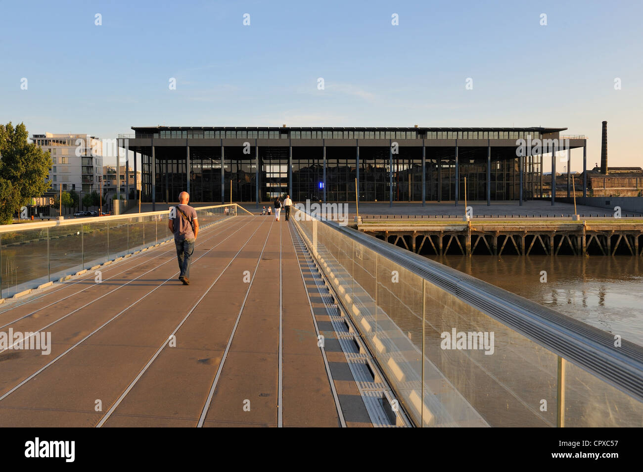 Francia, Loire Atlantique, Nantes, Courthouse dall'architetto Jean Nouvel Foto Stock