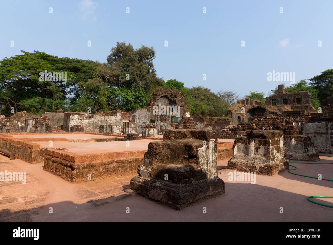 La Chiesa di Sant'Agostino è una delle più antiche chiese costruite in Goa da 12 Augustian monaci che arrivarono in Goa su settembre 1572 Foto Stock