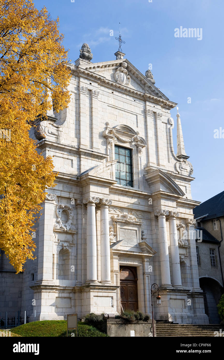 Francia, Savoie, Chambery, castello dei duchi di Savoia (Château des Ducs de Savoie), la Sainte Chapelle Foto Stock