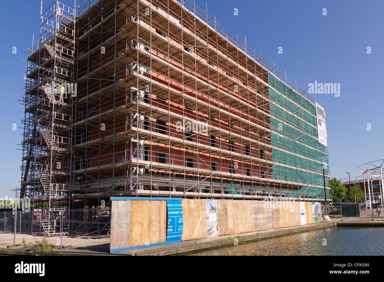 La rigenerazione su Walsall Waterfront West Midlands Foto Stock