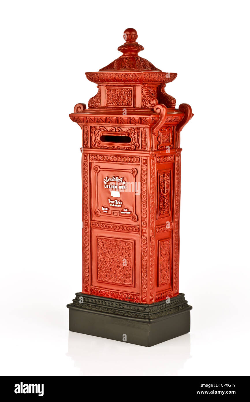 Modello di Thai postbox Foto Stock
