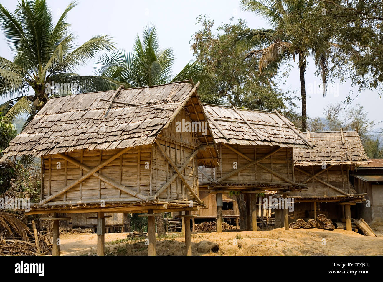 Laos, Oudomsai provincia, vicino a Pak Beng, un villaggio del Laos di montagna Foto Stock
