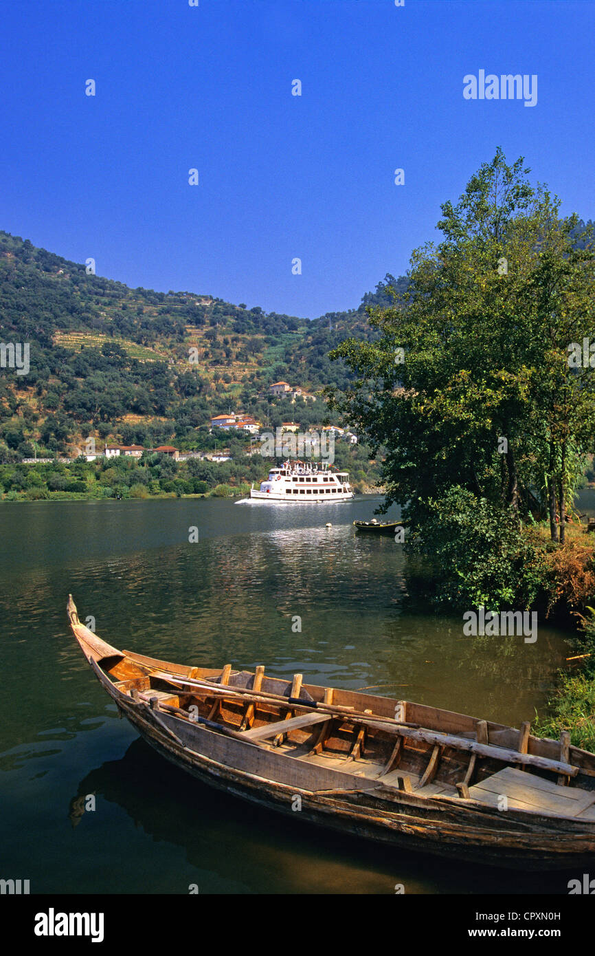 Il Portogallo, regione Norte, Valle del Douro, classificato come patrimonio mondiale dall' UNESCO, crociera lungo il fiume Douro Foto Stock