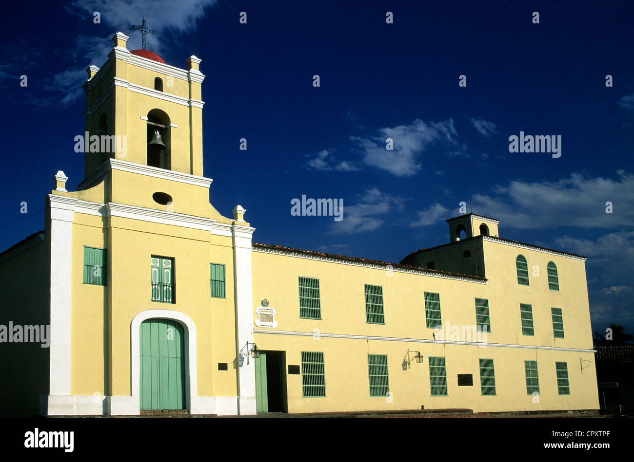 Cuba Camaguey Provincia Camaguey centro storico di Camagüey elencati come patrimonio mondiale dall' UNESCO San Juan de Dios square ex Foto Stock