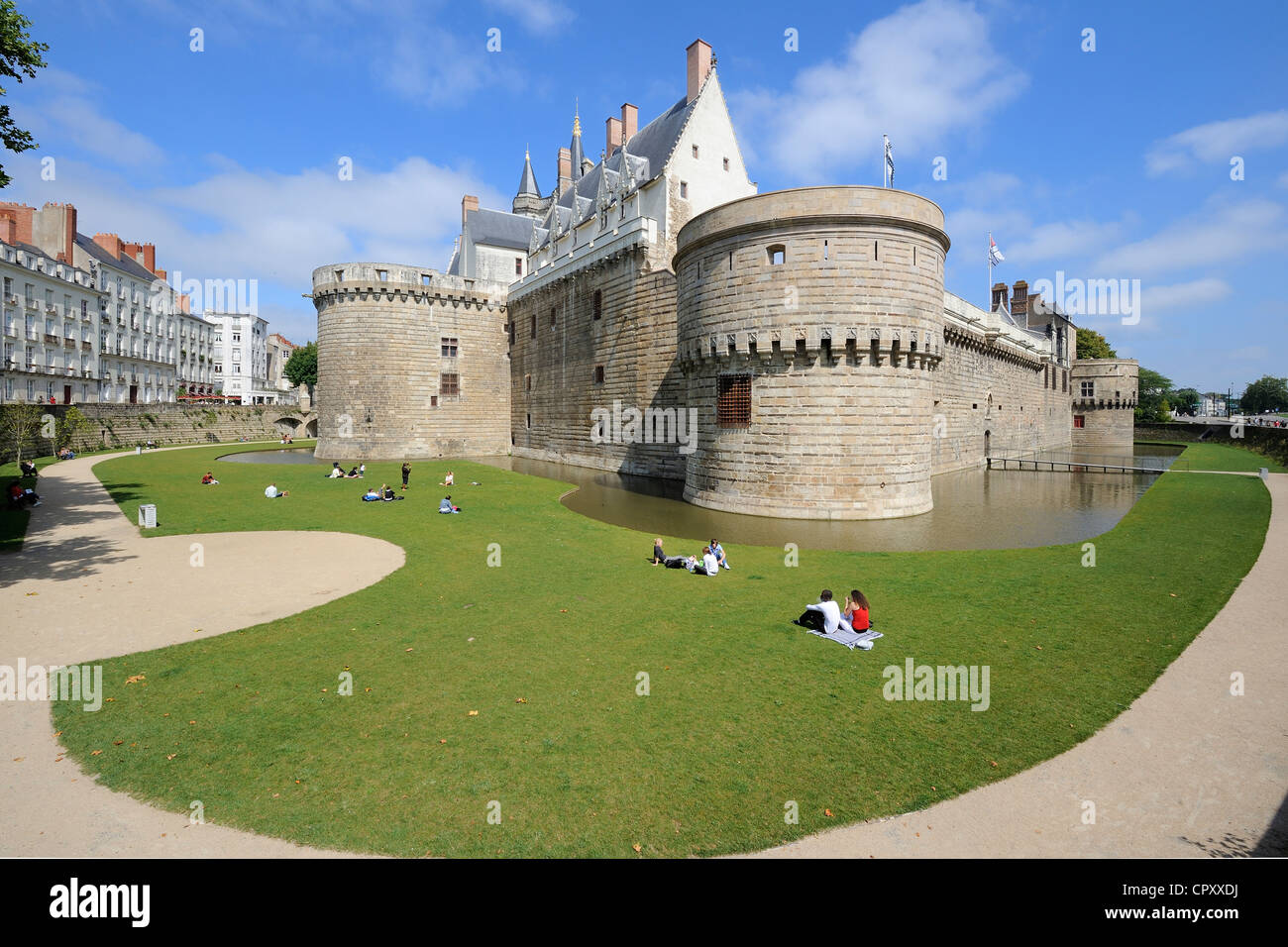 Francia, Loire Atlantique, Nantes, Château des Ducs de Bretagne Foto Stock