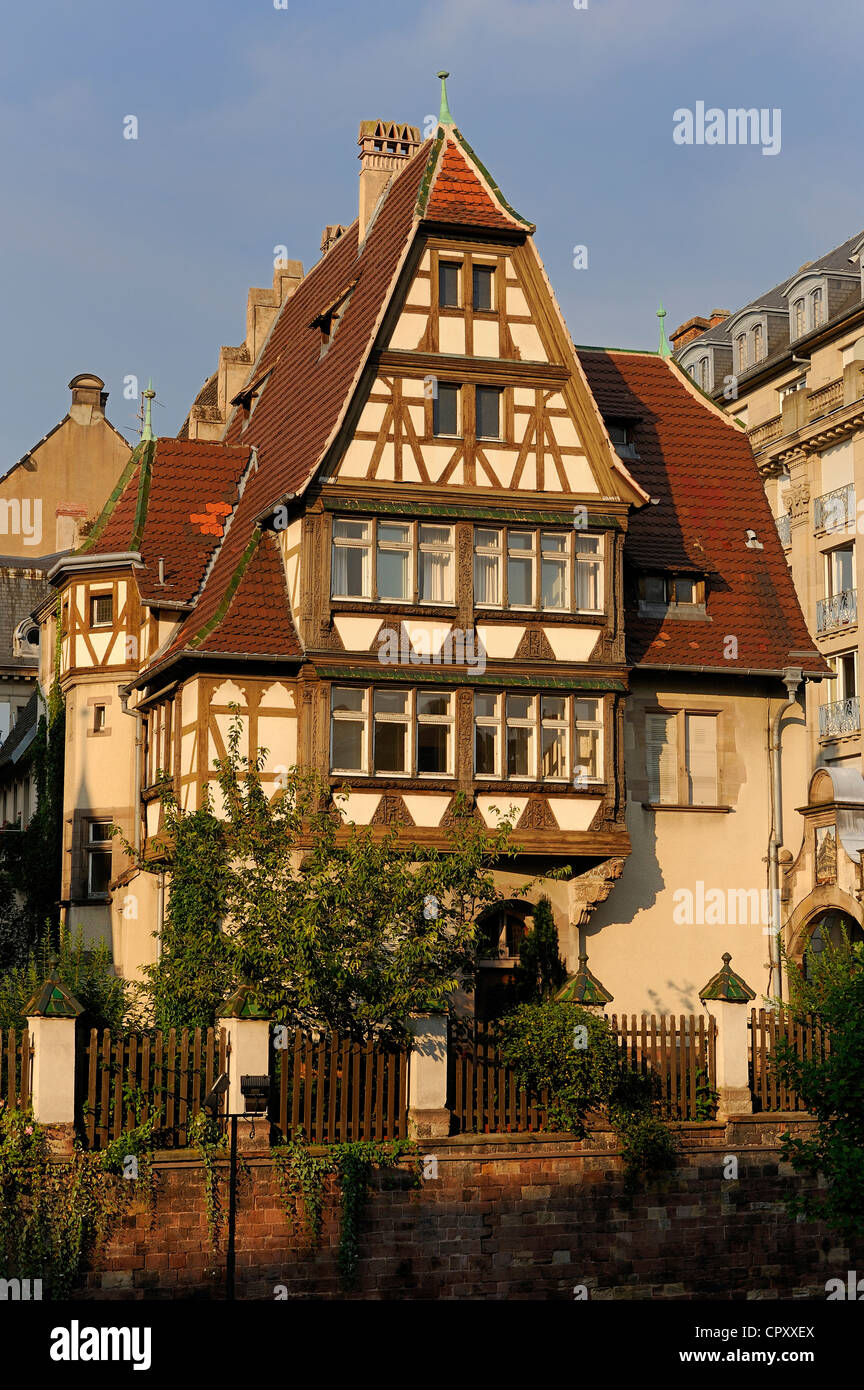 Francia, Bas Rhin, Strasburgo, Lycee International des Pontonniers (high school) Foto Stock