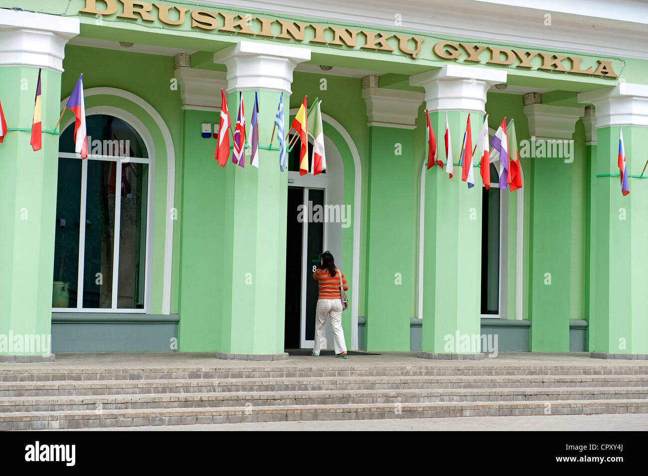 La Lituania (paesi baltici), Alytus County, Druskininkai, health resort a partire dal xix secolo, Druskininku spa Foto Stock