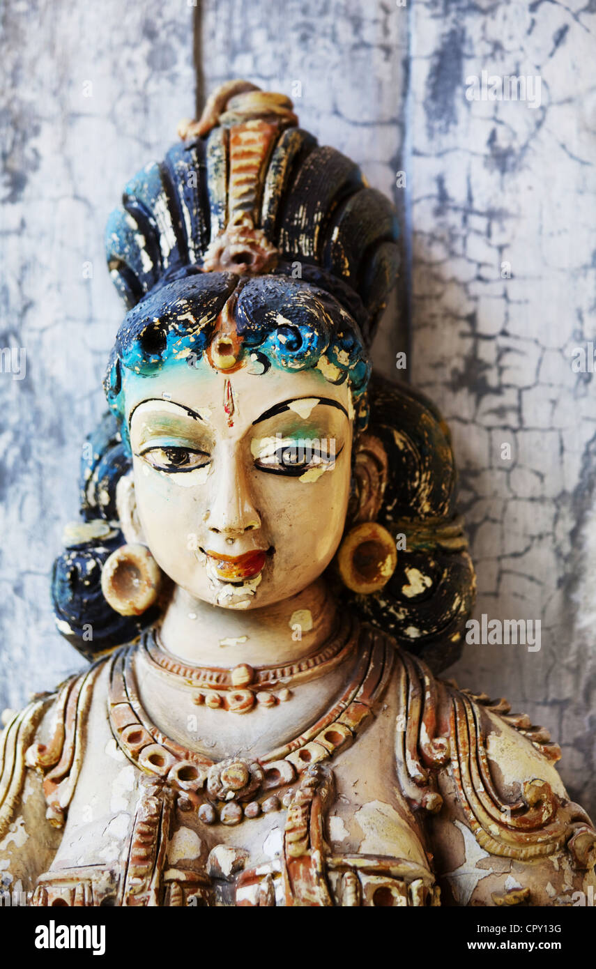 Antico induismo dio scultura in Sri Lanka Foto Stock
