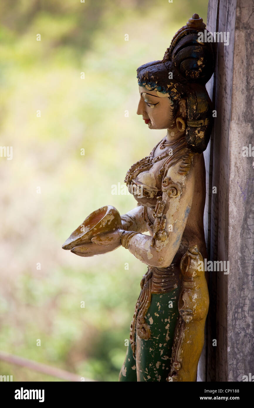 Antico induismo dio scultura in Sri Lanka Foto Stock