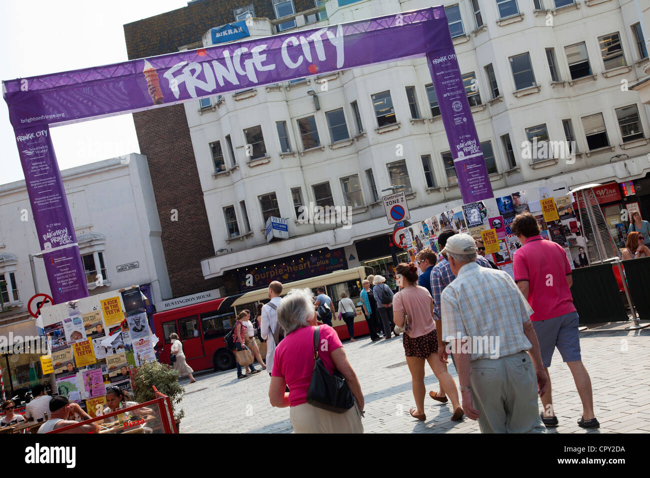 Fringe Festival - Brighton - East Sussex - UK Foto Stock