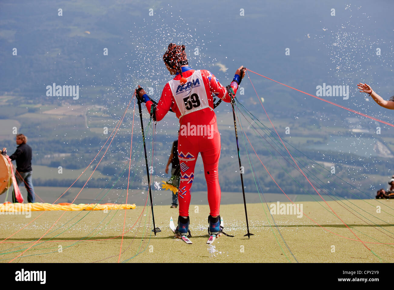 Francia, Isere, Saint Hilaire du Touvet, Coupe Icare (Icaro Cup) Foto Stock