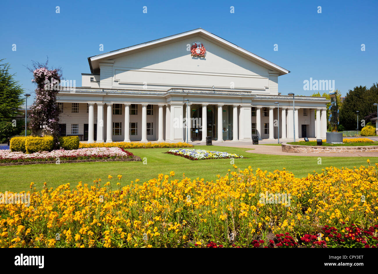 De Montfort Hall concerto Leicester Leicestershire East Midlands England Regno Unito GB EU Europe Foto Stock