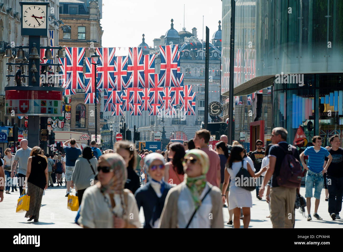 Leicester Square, London, Regno Unito Foto Stock