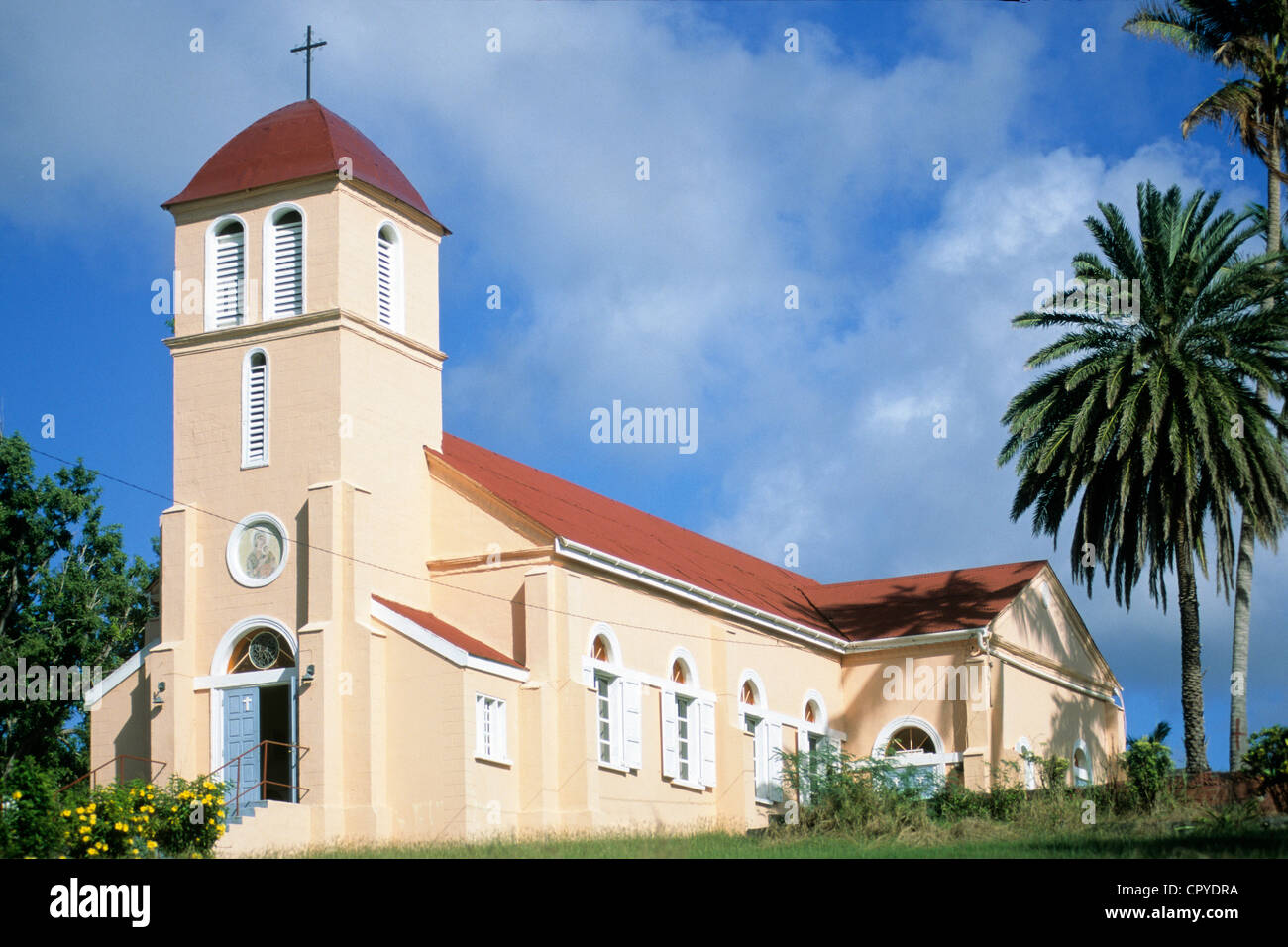 Antigua e Barbuda, Antigua isola, al centro dell'isola, la chiesa di Tyrell Foto Stock