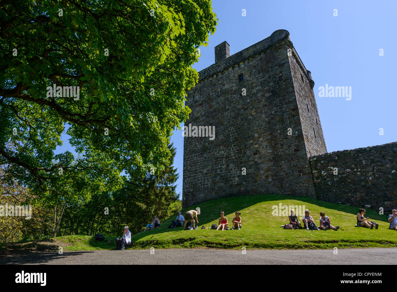 Castle Campbell, Dollaro, Clackmannanshire, Scozia. Foto Stock