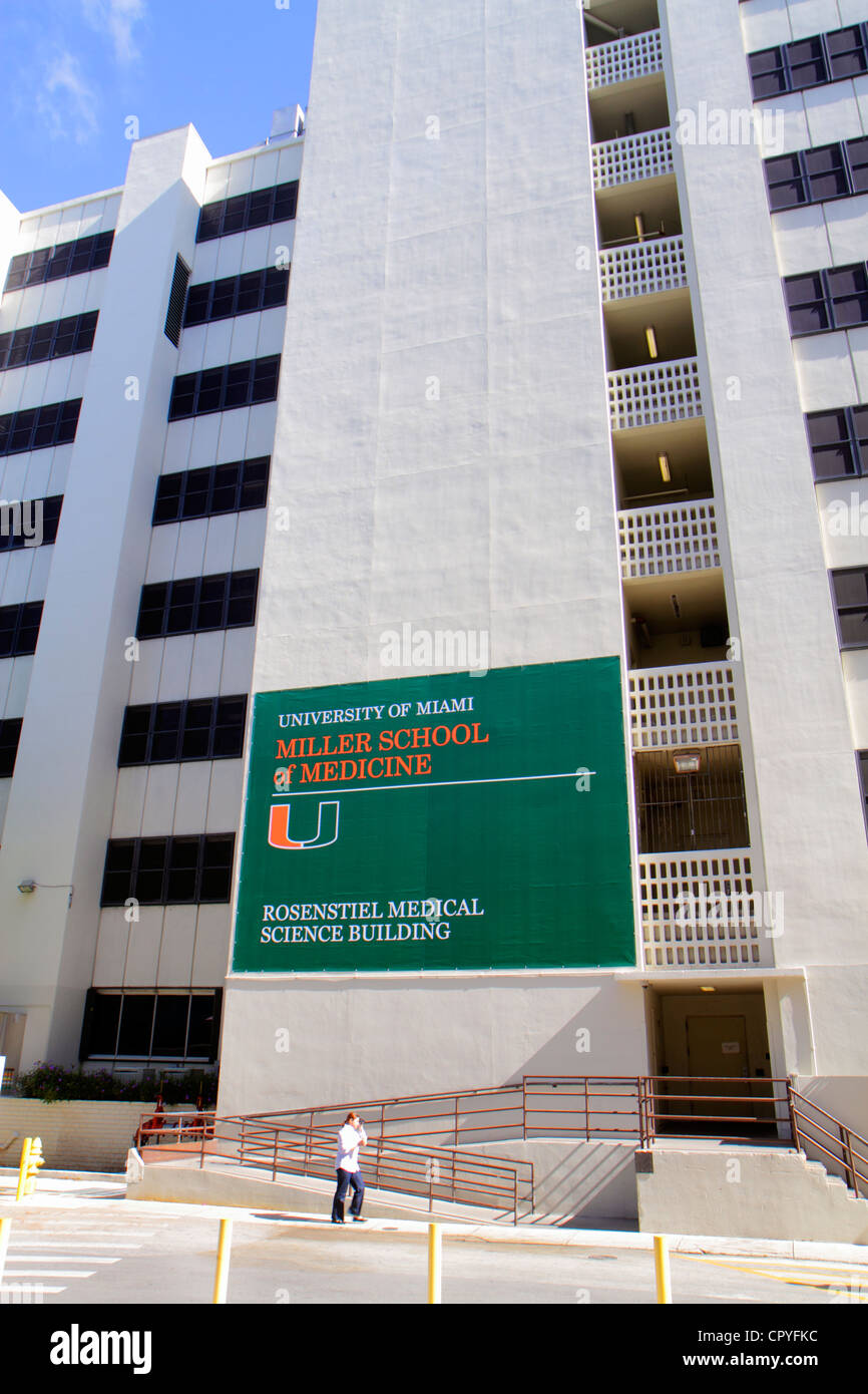 Miami Florida,University of Miami Miller School of Medicine,Rosenstein Medical Science Building,ospedale,assistenza sanitaria,centro medico,FL120427060 Foto Stock