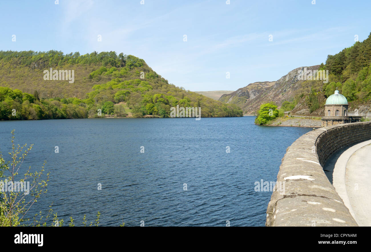 Garreg Ddu serbatoio, Elan Valley, Powys Wales UK. Foto Stock