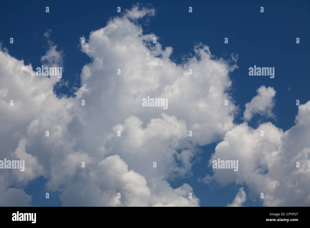 Nuvole,SKY,bianco,forma,profondità,natura Foto Stock