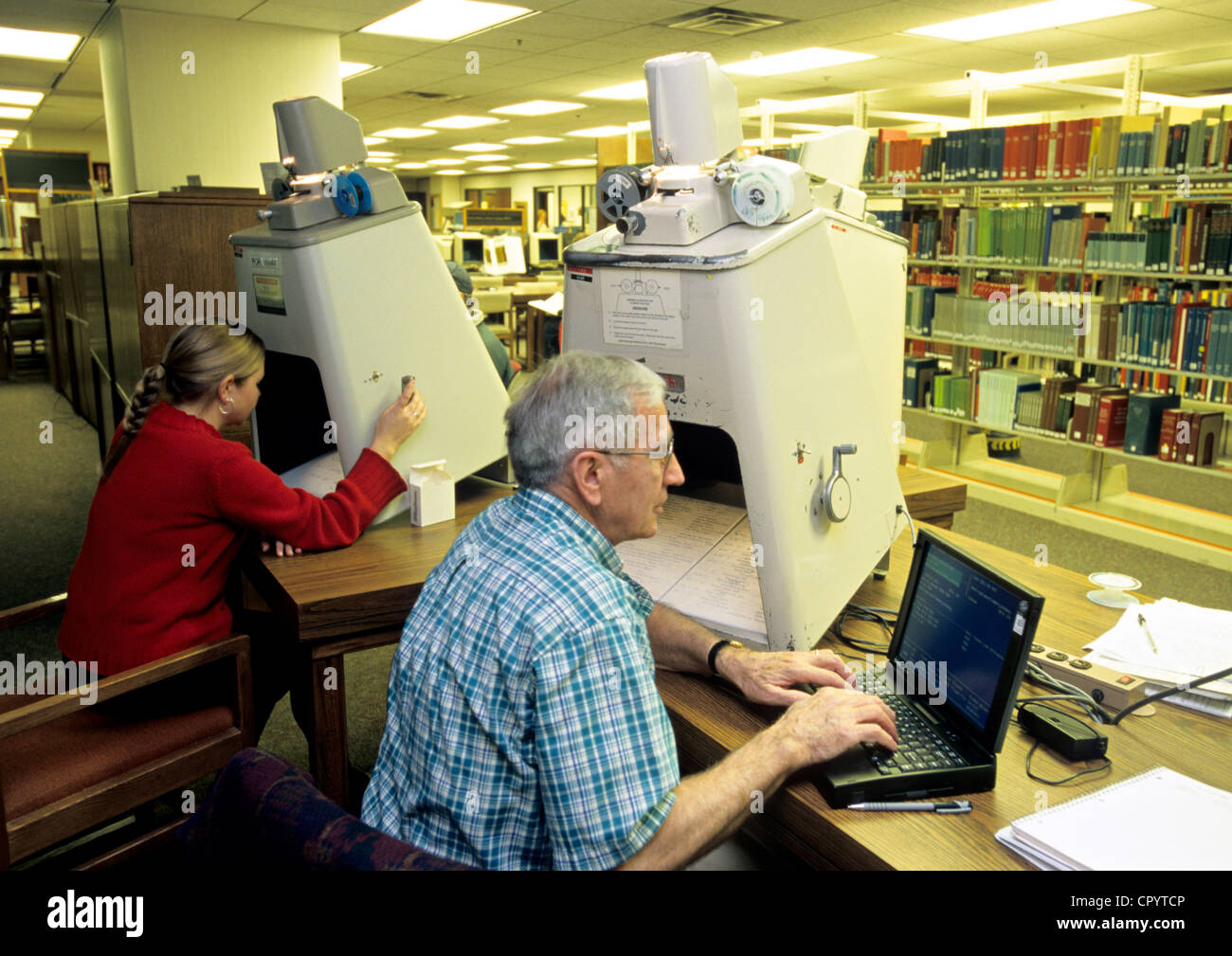 Stati Uniti, Utah, Salt Lake City, storia familiare di biblioteca, il Mormon Centro genealogico Foto Stock