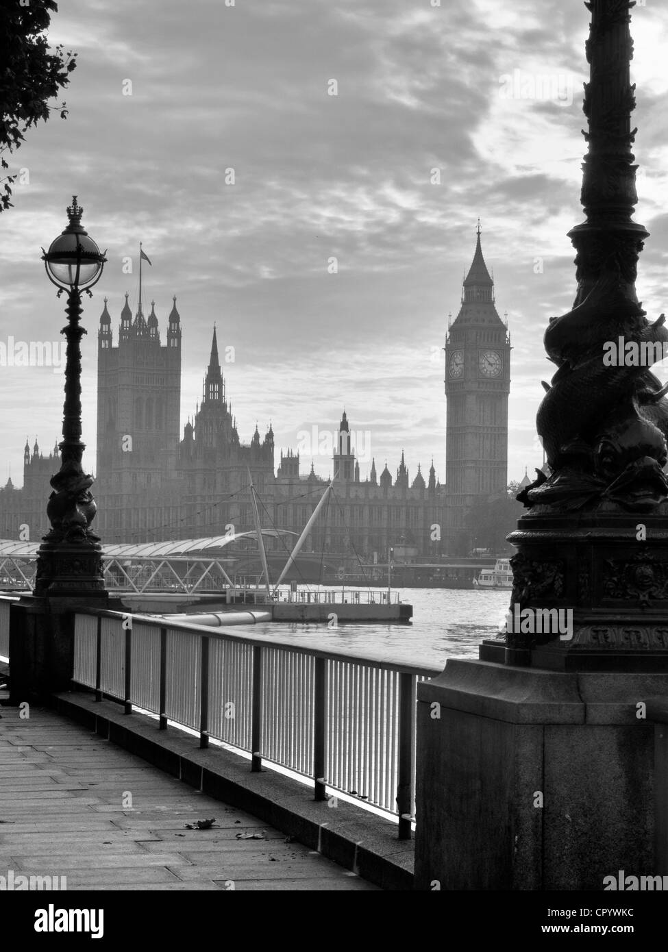 La Casa del Parlamento, il London Foto Stock