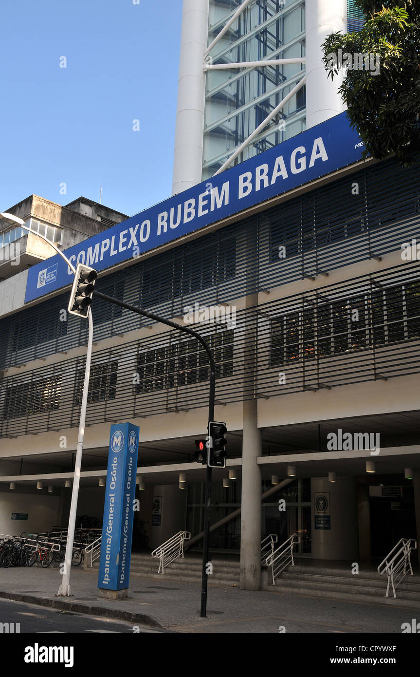 Complexo Rubem Braga Rio de Janeiro in Brasile America del Sud Foto Stock